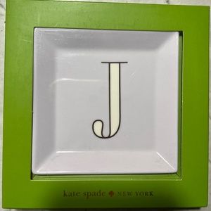 Kate spade initial jewelry dish